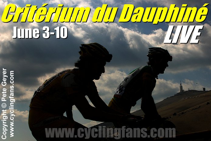 2012 Criterium du Dauphine Prologue Live Online Coverage Guide -