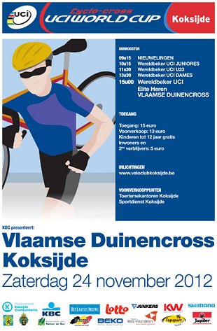 Photo: UCI Cyclocross World Cup at Koksijde.