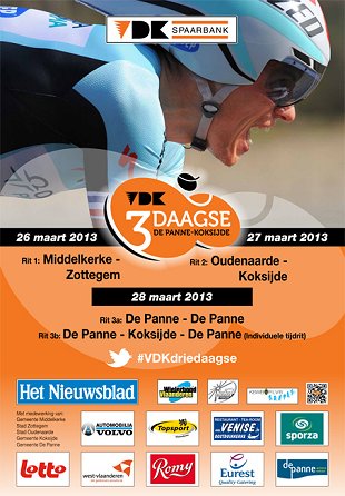 Photo: 2013 Three Days of De Panne (or VDK-Driedaagse De Panne-Koksijde). 