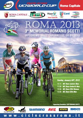 Photo: UCI Cyclocross World Cup at Rome.