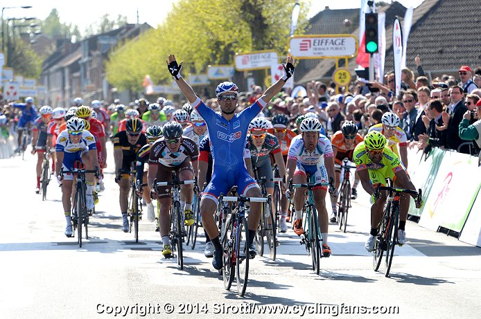 Photo: Nacer Bouhanni (FDJ) won the 2014 Grand Prix de Denain. 