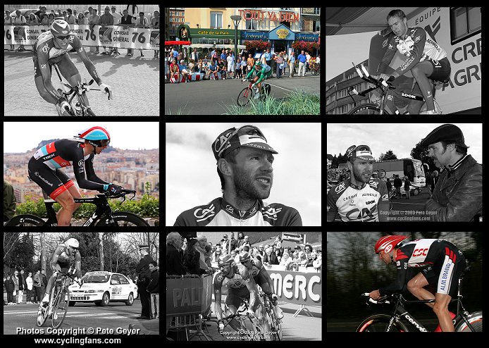 Previous hour record holder Jens Voigt through the years - See Jens Voigt Photos.
photos Copyright  Pete Geyer/www.cyclingfans.com. 